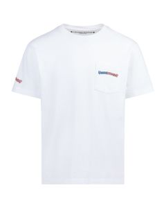 Chrome Hearts Matty Boy PPO US SCRL American Flag white t-shirt