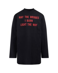 Vetements "May The Bridges I Burn Light The Way" long sleeve 