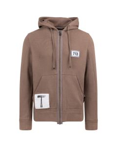 Helmut Lang x Travis Scott smoke patch zip-up hood