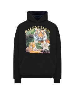 Balenciaga FBI / Tigers double-sided hoodie