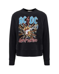 Gucci AC/DC "Blow Up Your Video" black crewneck sweatshirt