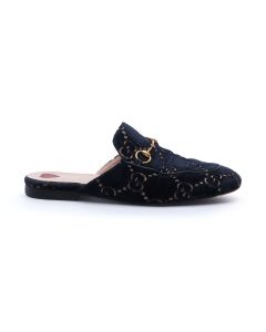 Gucci GG Princetown horsebit velvet mule slides