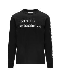 TAKAHIROMIYASHITATheSoloist "UNTITLED #1(Takahiro/Levi)" black long sleeve t-shirt